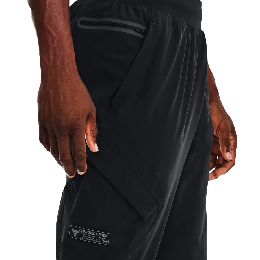 Imagen 2 de 5 de Pantalón Under Armour Project Rock Unstoppable-NEGRO