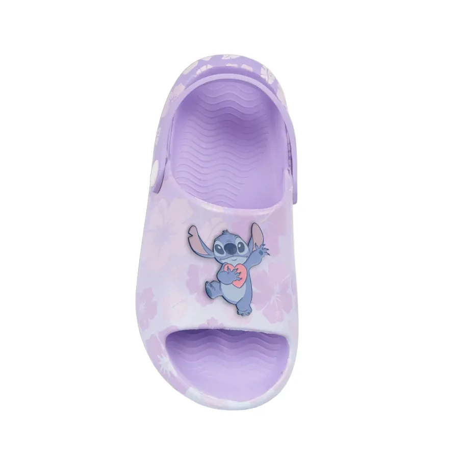 Imagen 2 de 4 de Sandalias Footy Clogs Stitch Dance-LILA