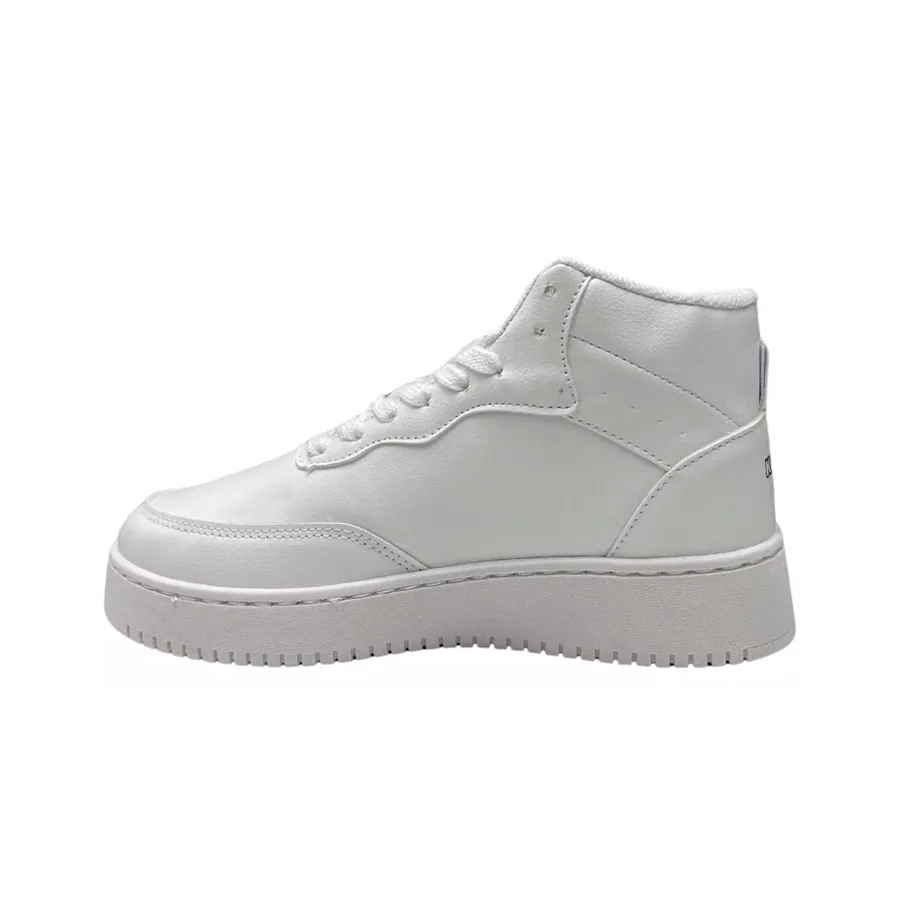 Imagen 2 de 5 de Zapatillas Kappa Logo Linate Mid Kids-BLANCO
