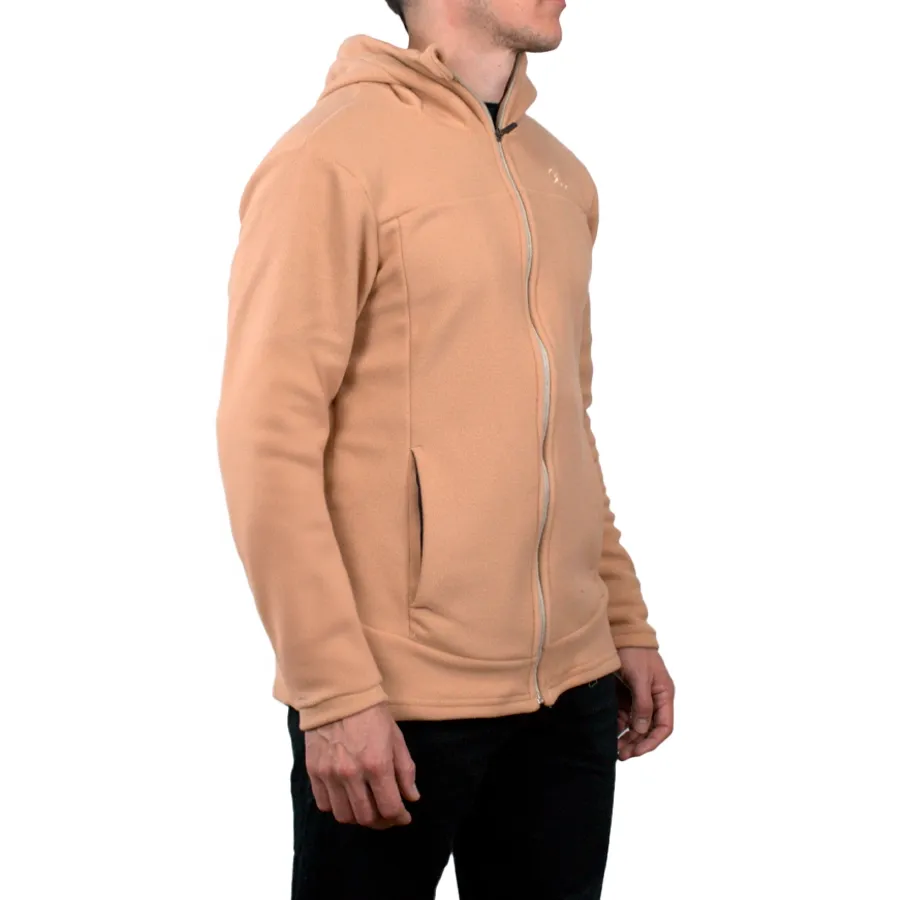 Imagen 1 de 5 de Campera Kamp Micropolar Con Capucha-BEIGE