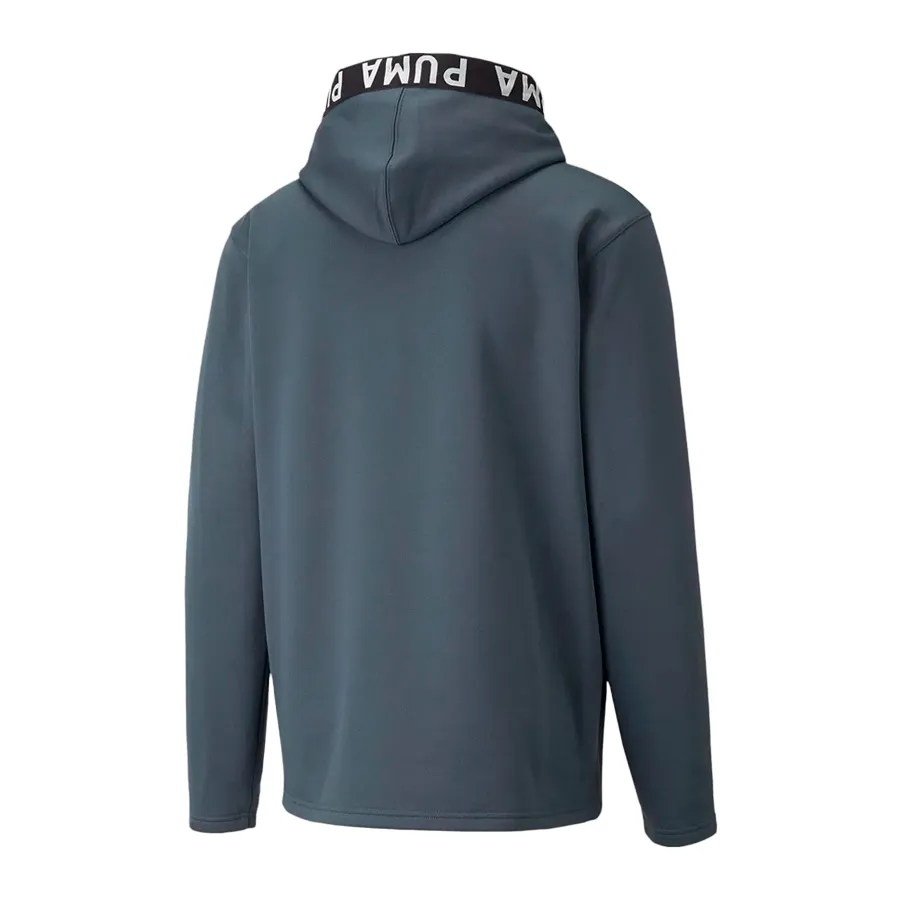 Imagen 1 de 6 de Buzo Puma Train Pwr Fleece-GRAFITO/NARANJA