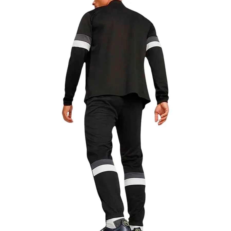 Imagen 1 de 4 de Conjunto Puma Teamrise Tracksuit-NEGRO/BLANCO/GRIS