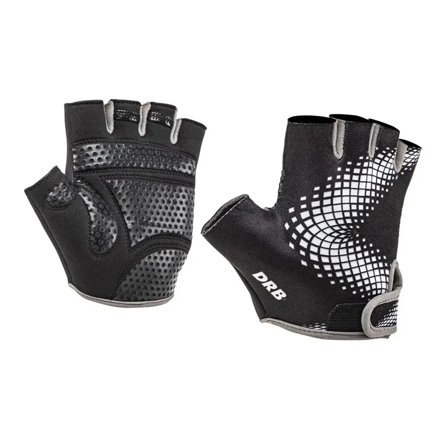 Imagen 1 de 2 de Guantes DRB Fitness Power-NEGRO/BLANCO