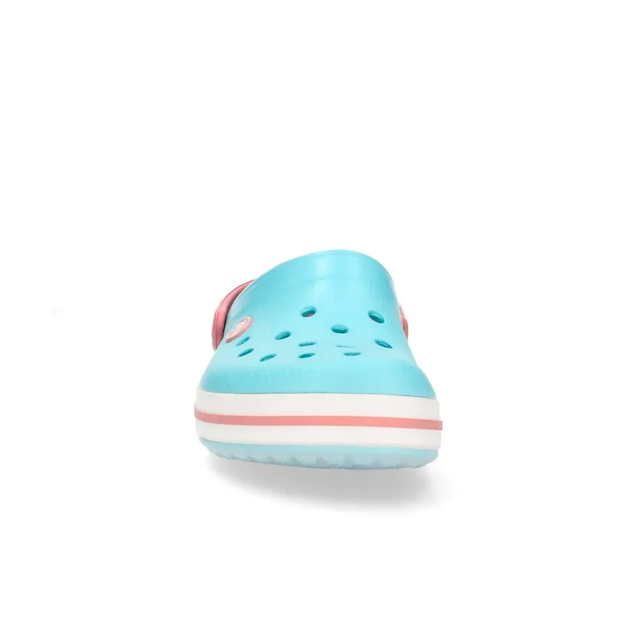 Imagen 4 de 5 de Ojotas Crocs Crocband Kids-CELESTE/BLANCO