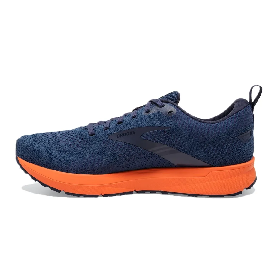 Imagen 2 de 6 de Zapatillas Brooks Revel 5-AZUL/NARANJA