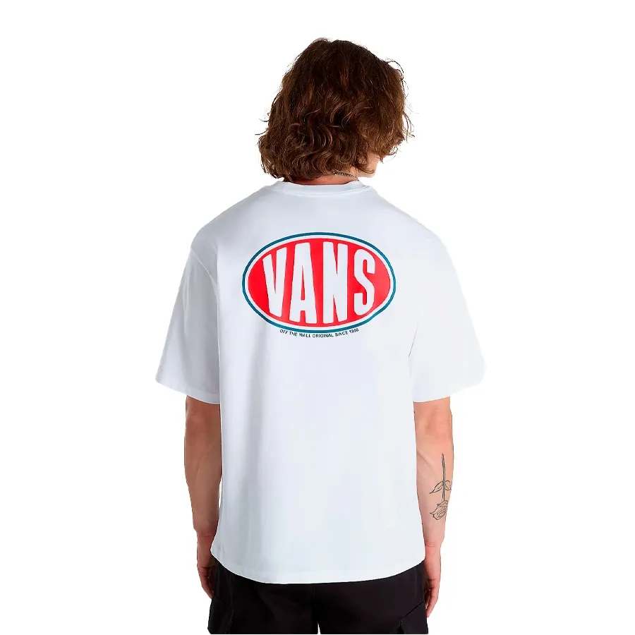 Imagen 1 de 3 de Remera Vans Spray On-BLANCO/ROJO/AZUL