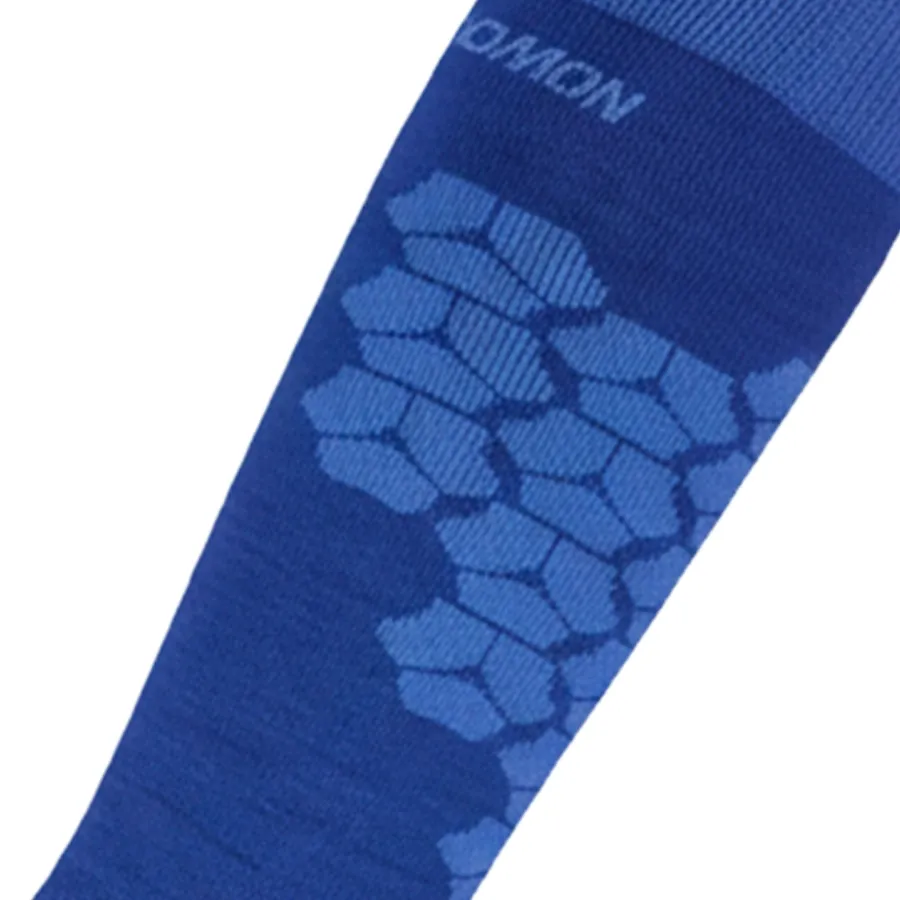 Imagen 2 de 3 de Medias Salomon Esqui Shelter-AZUL/GRIS