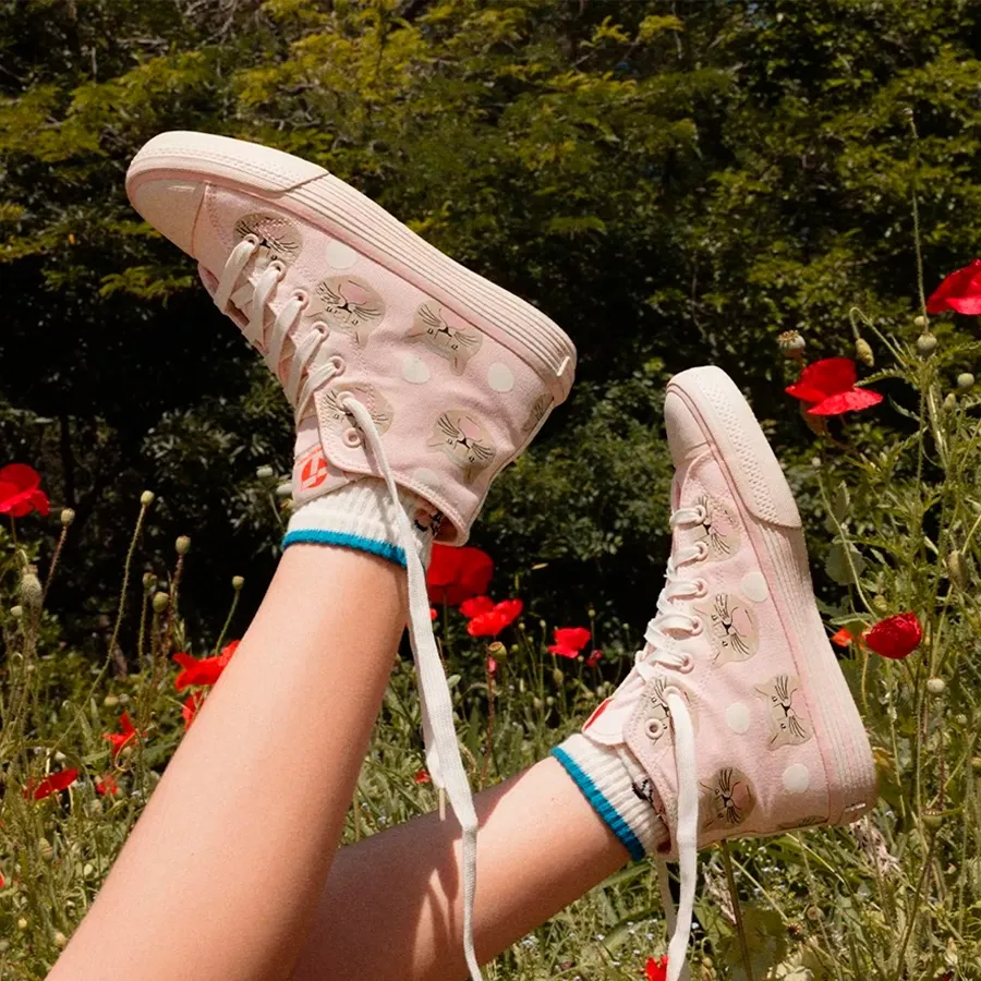 Imagen 4 de 5 de Zapatillas Topper Rail Hi X Pesqueira-ROSA/HUESO