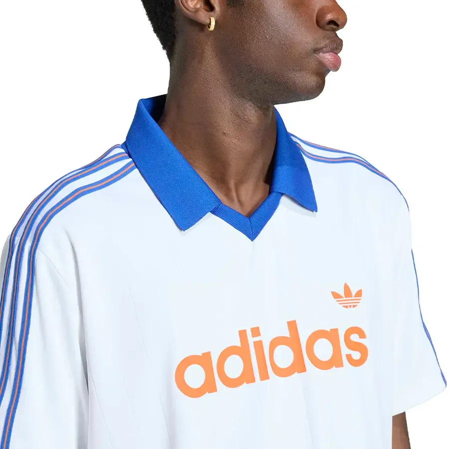 Imagen 3 de 5 de Camiseta adidas originals Drop Needle-BLANCO/AZUL/NARANJA