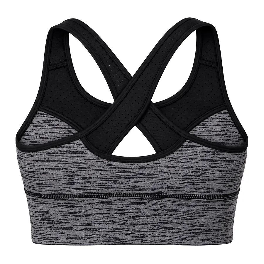 Imagen 2 de 3 de Top Diadora Elegance-GRIS/NEGRO
