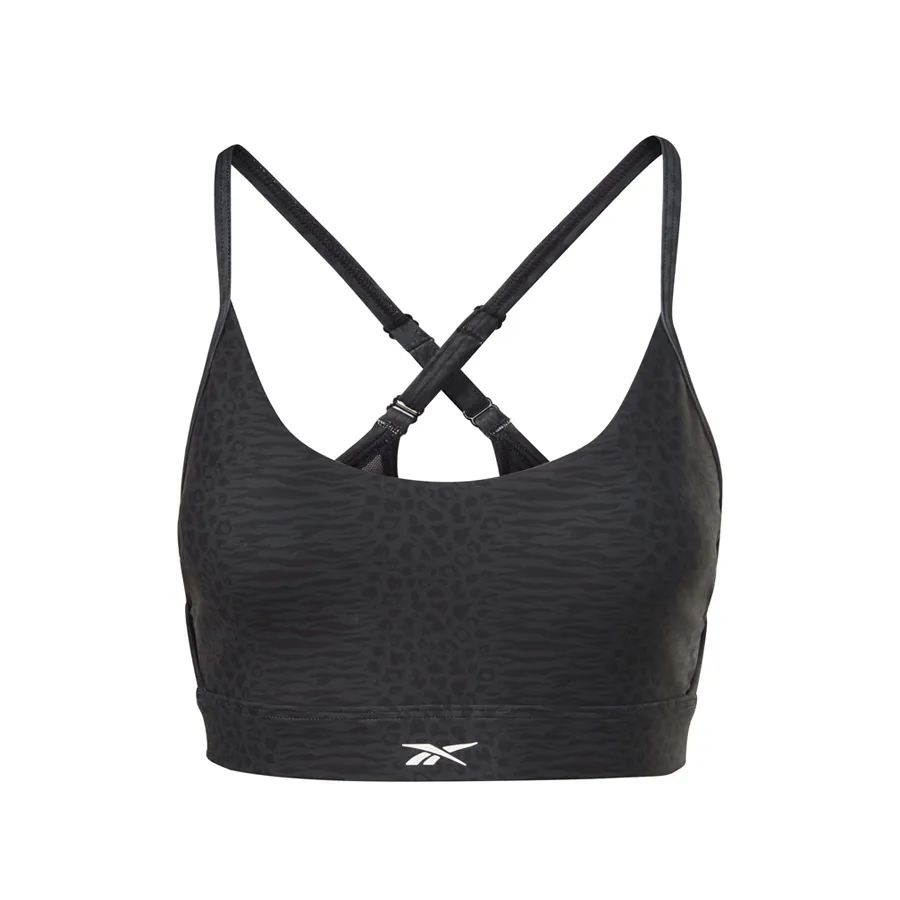 Imagen 0 de 6 de Top Reebok Lux Strappy Bra Aop Ms-NEGRO