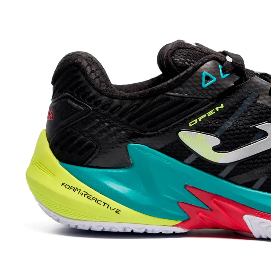Imagen 6 de 9 de Zapatillas Joma Padel Open-NEGRO/BLANCO/AMARILLO FLUOR