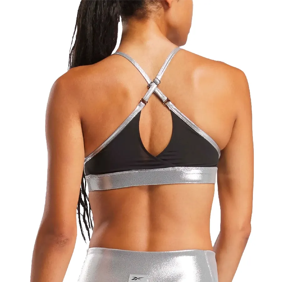 Imagen 1 de 4 de Top Reebok Lux Chrome Strappy-PLATA/NEGRO