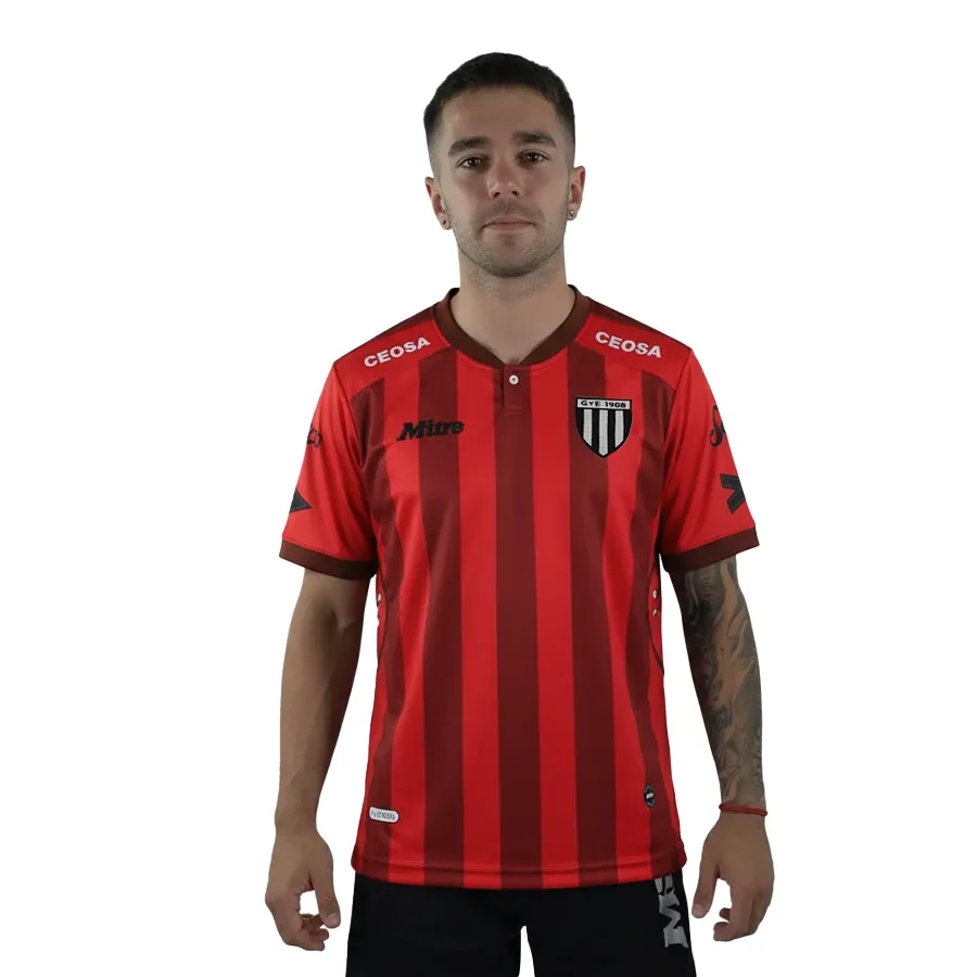 Imagen 0 de 2 de Camiseta Mitre Oficial Gimnasia y Esgrima 25-ROJO