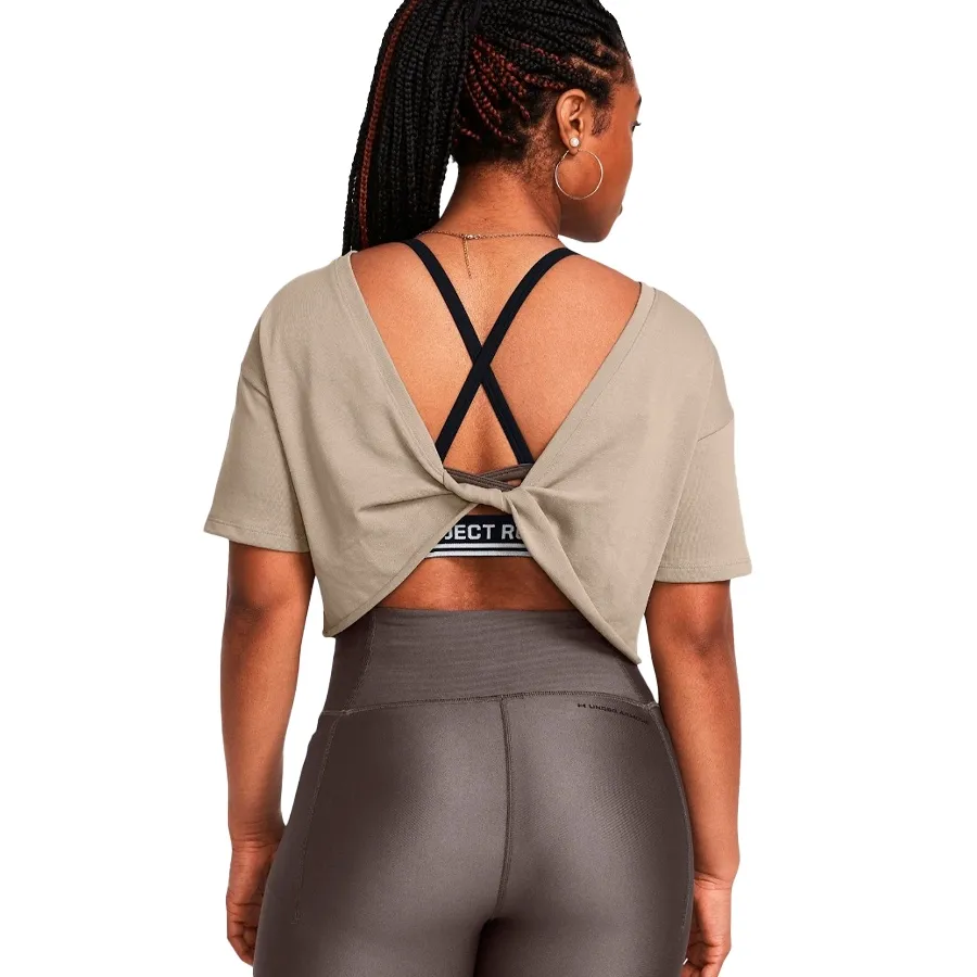 Imagen 1 de 4 de Remera Under Armour Project Rock Balance Graphic-MARRON