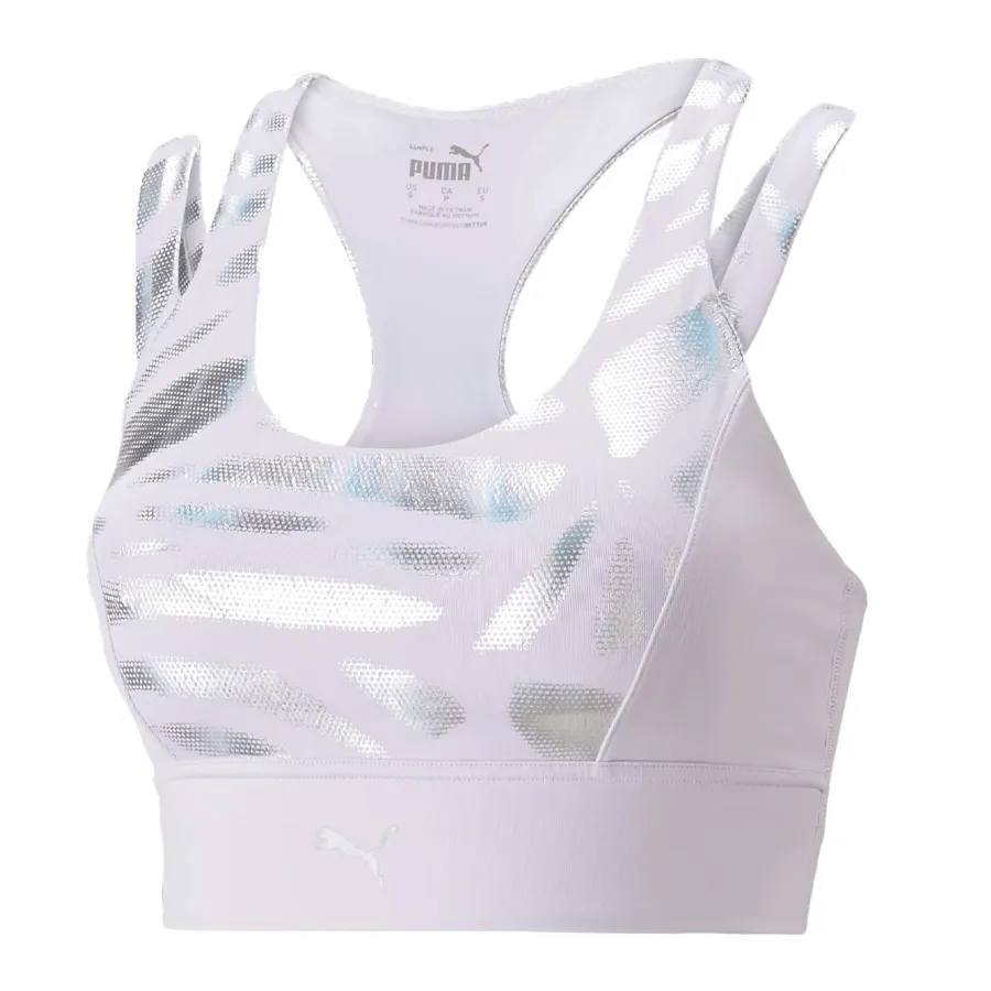 Imagen 4 de 5 de Top Puma Nova Shine Mid Impact Everscul-LILA