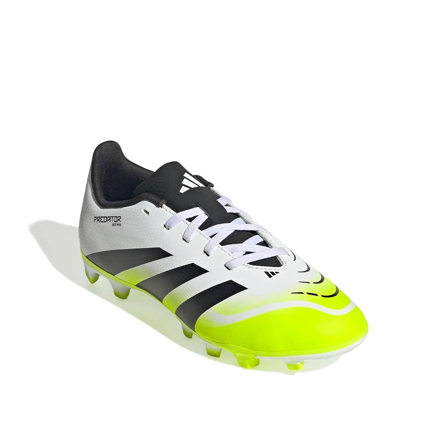 Imagen 1 de 8 de Botines adidas Predator Club Fg-BLANCO/NEGRO/AMARILLO FLUOR