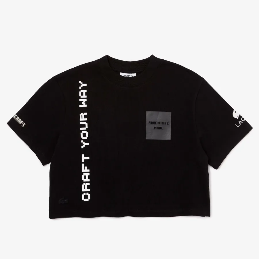 Imagen 4 de 5 de Remera Lacoste Shirt and Cols Roules-NEGRO/BLANCO