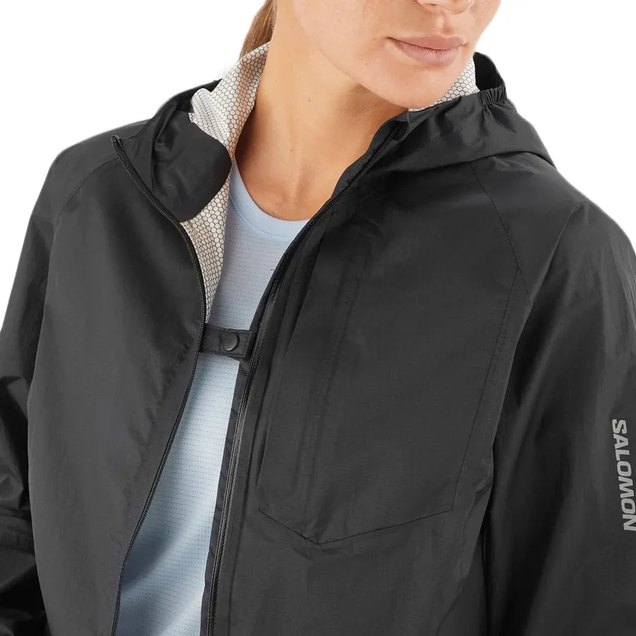 Imagen 3 de 7 de Campera Salomon Bonatti Waterproof-NEGRO