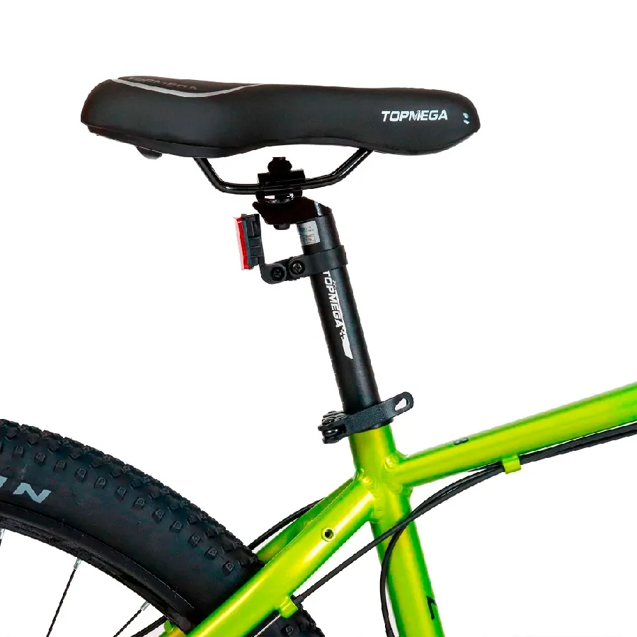 Imagen 3 de 9 de TopMega Mountain Bike Sunshine Aluminio R29 21vel-VERDE/LIMA