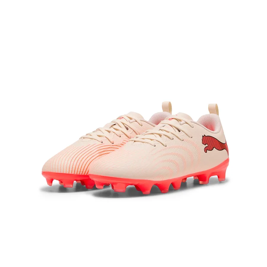Imagen 2 de 7 de Botines Puma Future 9 Play Fg Jr-CRUDO/ROJO