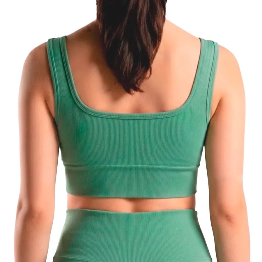 Imagen 1 de 3 de Top Kamp Recto Seamless-VERDE