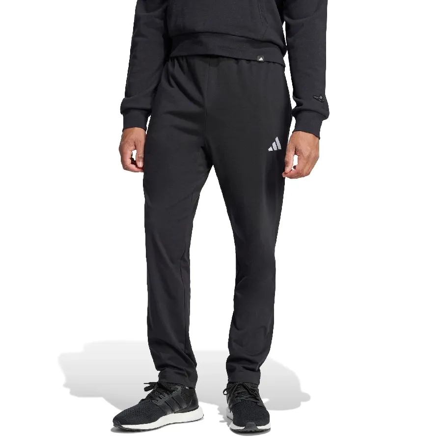 Imagen 0 de 6 de Pantalón adidas Essentials Single Jersey Small Logo-NEGRO