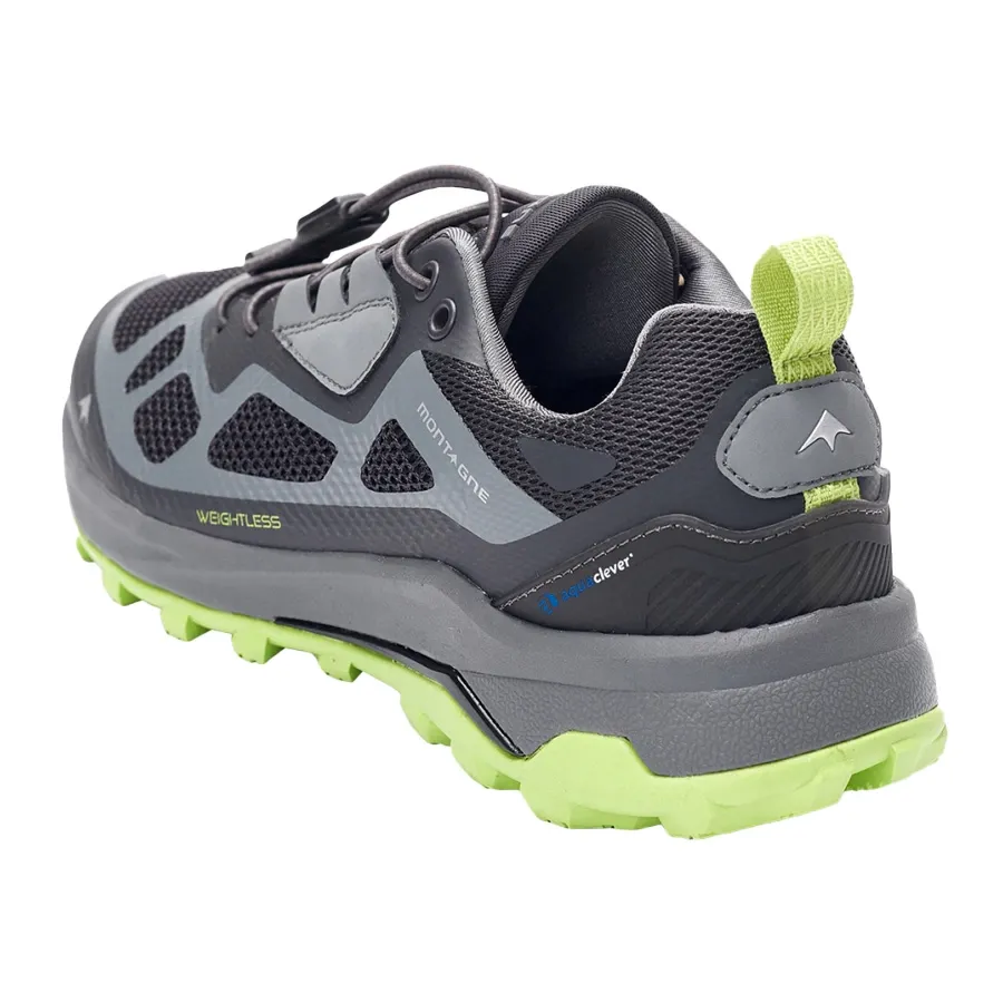 Imagen 3 de 5 de Zapatillas Montagne Weightless-GRAFITO/VERDE