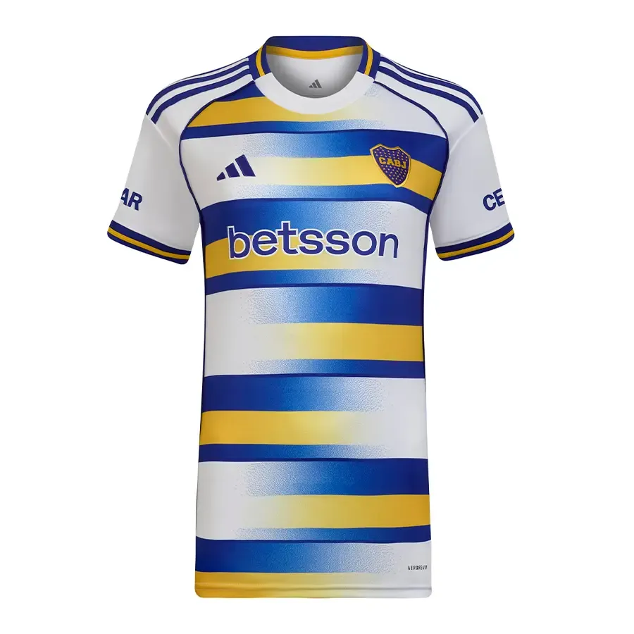 Imagen 0 de 3 de Camiseta adidas Tercer Uniforme Boca Juniors 2026-BLANCO/AZUL/AMARILLO