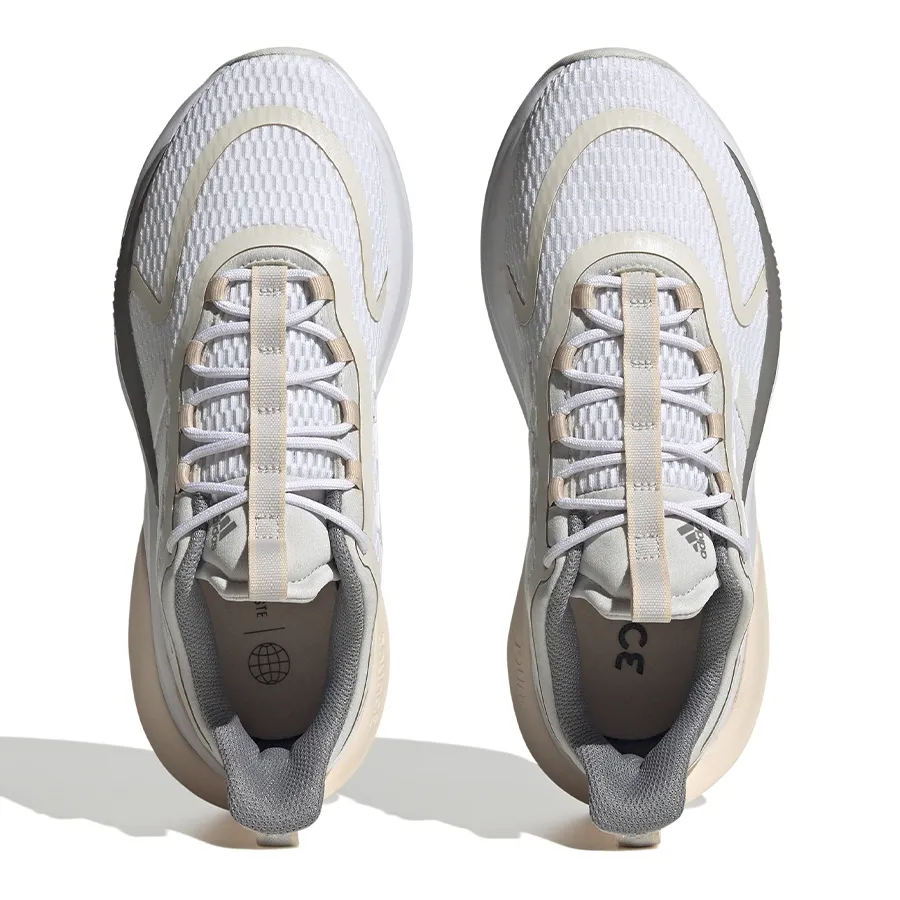 Imagen 3 de 5 de Zapatillas adidas Alphabounce +-BLANCO/GRIS/BEIGE