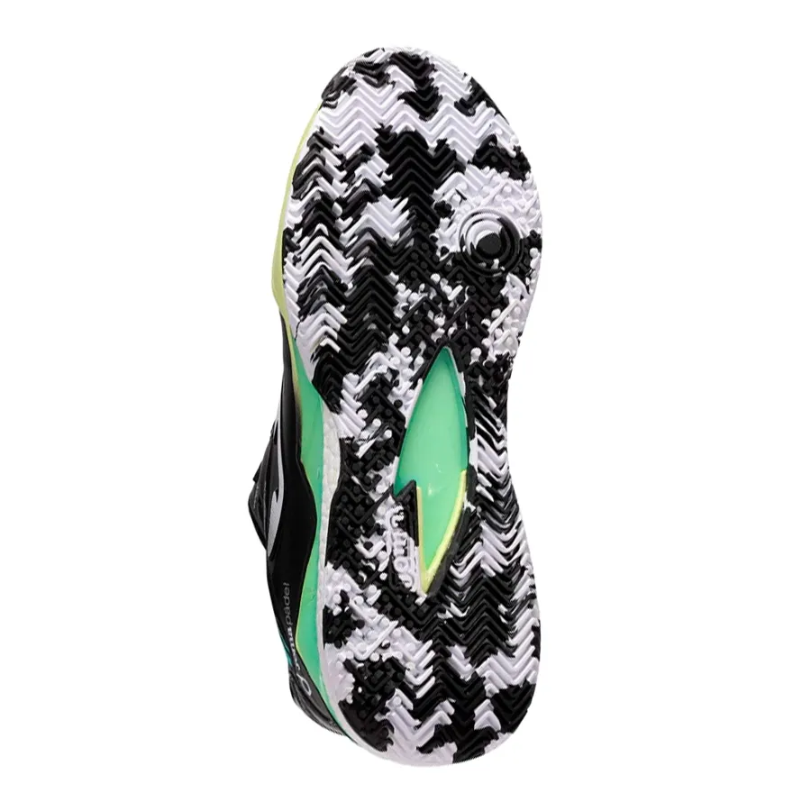 Imagen 3 de 5 de Zapatillas Joma Pádel Spin-NEGRO/VERDE AGUA