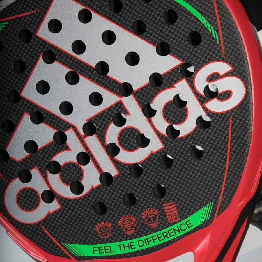 Imagen 2 de 4 de Paleta adidas Essnova Carbon 3.1-NEGRO/ROJO/VERDE