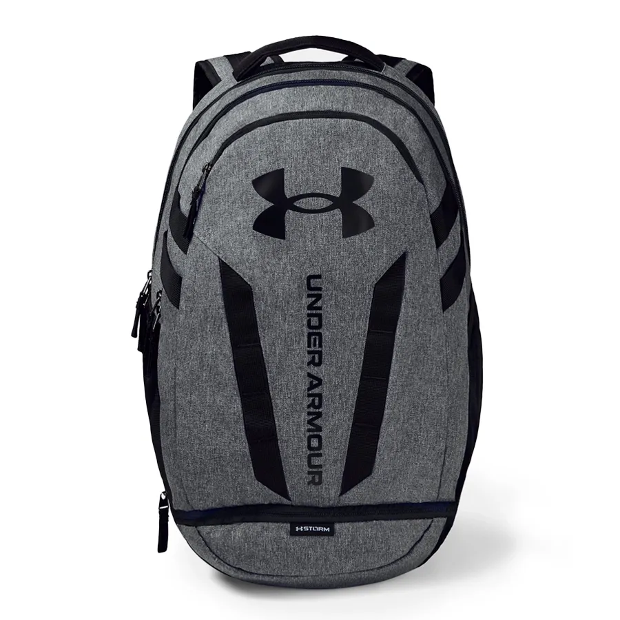 Imagen 0 de 6 de Mochila Under Armour Hustle 5.0-GRIS/NEGRO