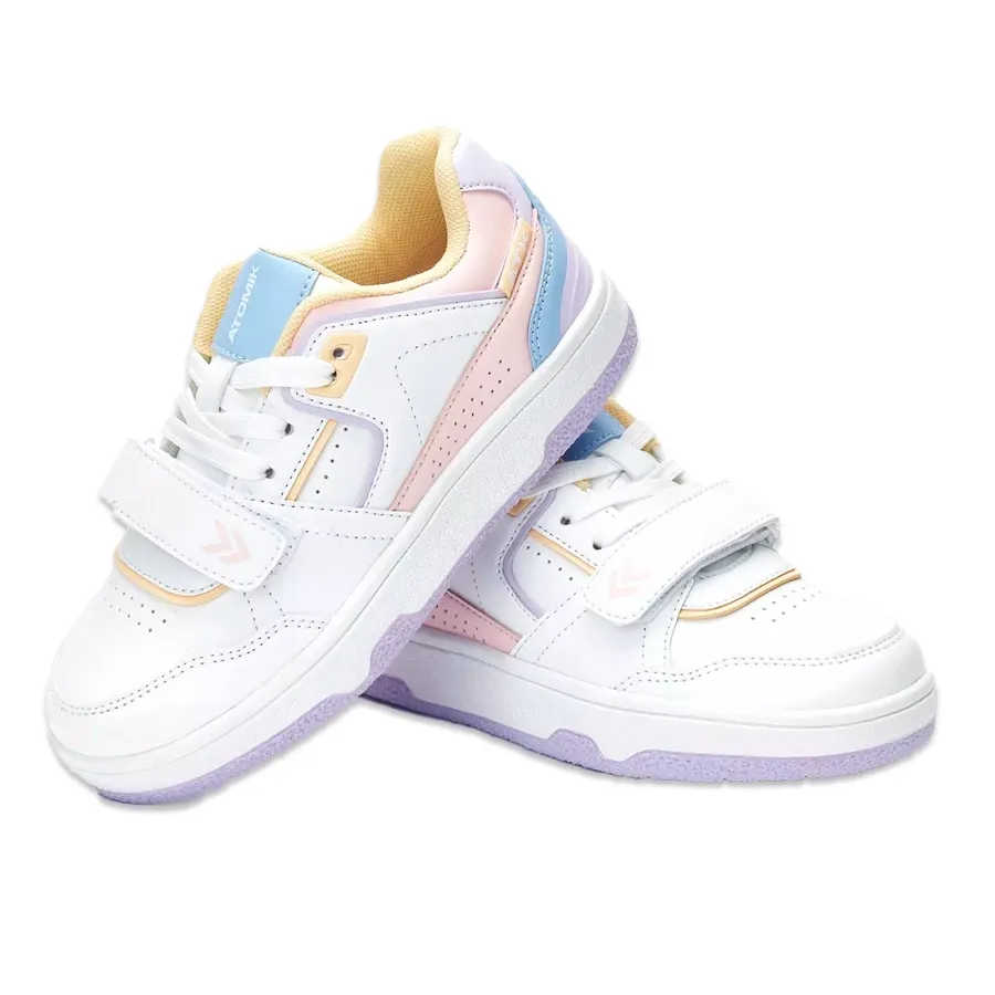 Imagen 1 de 5 de Zapatillas Atomik Roki-BLANCO/SALMON/LILA