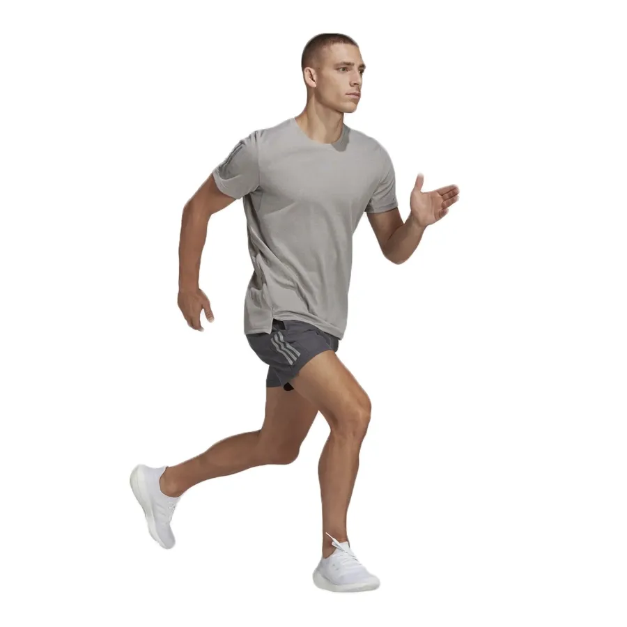 Imagen 3 de 6 de Remera adidas Otr Heather-GRIS