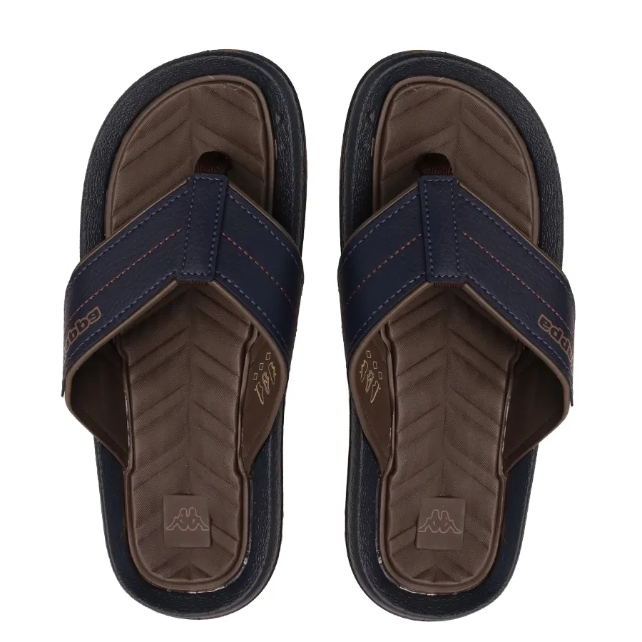 Imagen 3 de 5 de Ojotas Kappa Logo Rimini-AZUL/GRIS