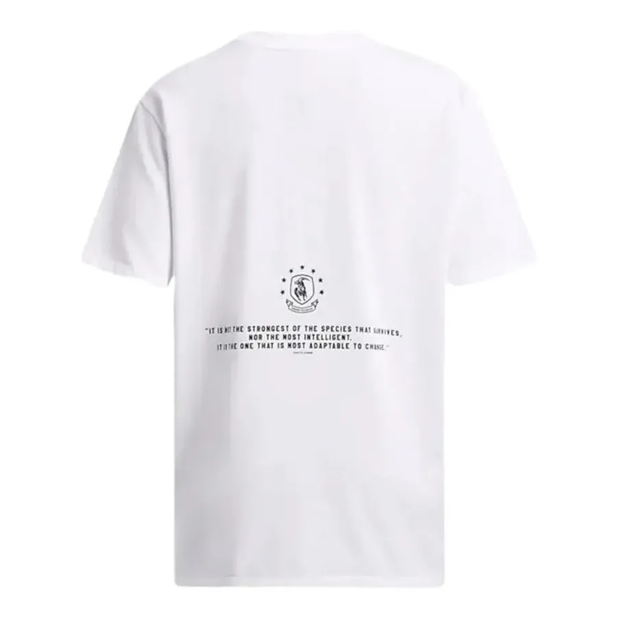 Imagen 3 de 4 de Remera Under Armour Project Rock Campus Q3-BLANCO