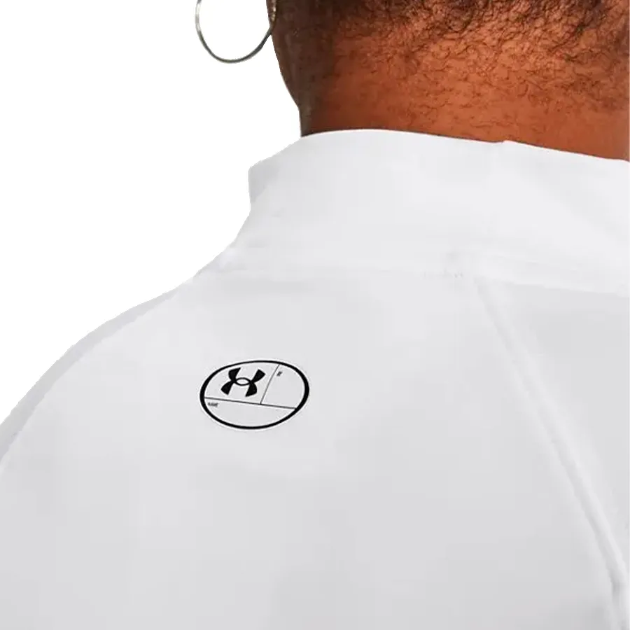 Imagen 3 de 4 de Remera Under Armour manga larga compresión ColdGear-BLANCO