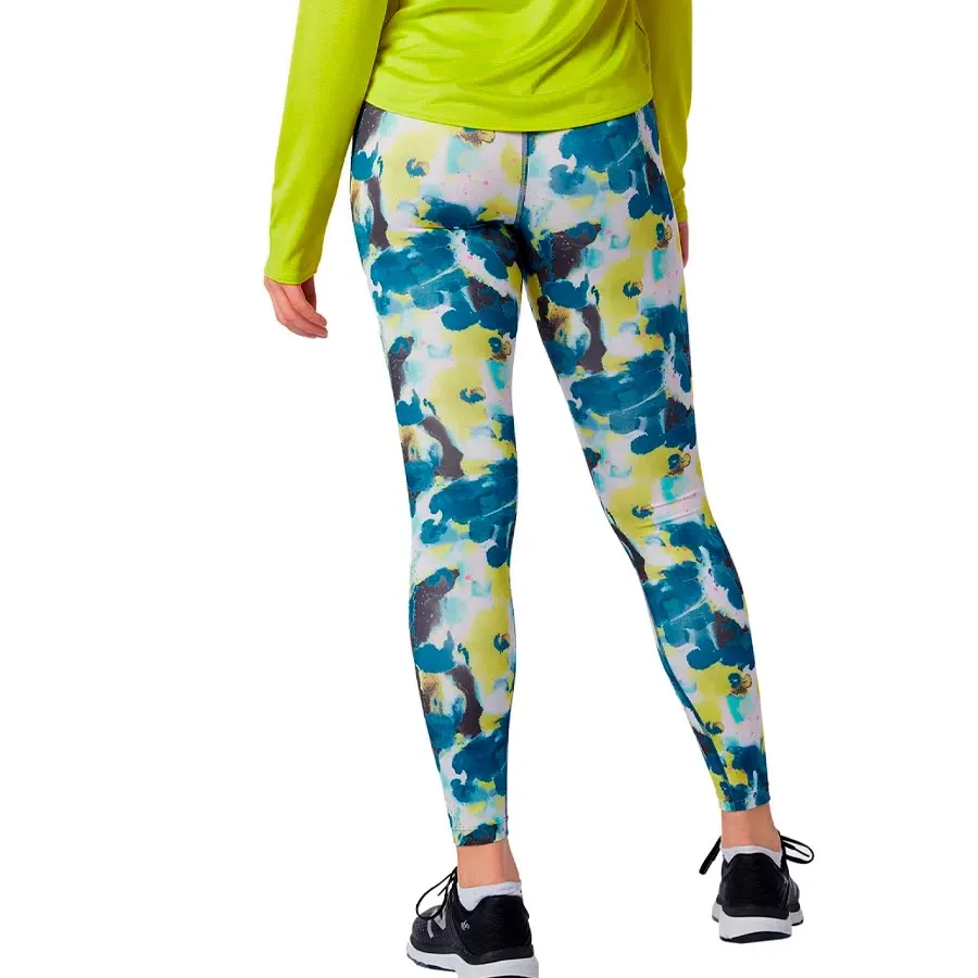 Imagen 2 de 4 de Calza New Balance Printed Accelerate-BLANCO/MARINO/LIMA