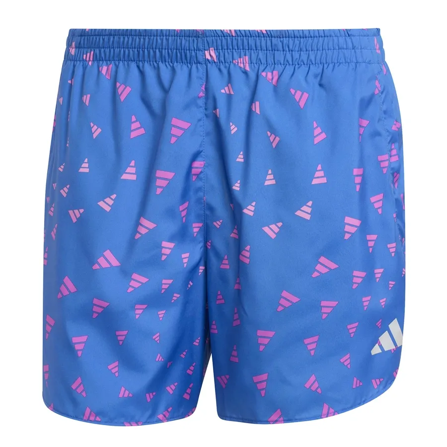 Imagen 4 de 5 de Shorts adidas Run It Wind.Dry-AZUL FRANCIA/ROSA