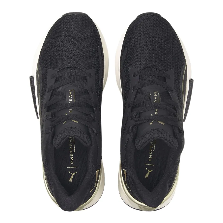 Imagen 4 de 6 de Zapatillas Puma Pwrframe Tr Deco Glam-NEGRO/DORADO