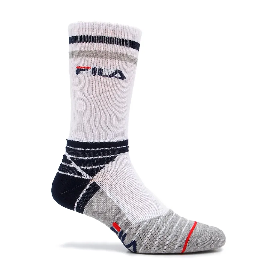 Imagen 1 de 4 de Medias Fila Juego Pack X 3-BLANCO/GRIS/ROJO