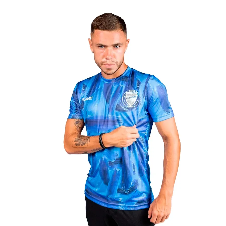 Imagen 0 de 1 de Camisa Fiume Sport Godoy Cruz Pre Match 24-AZUL FRANCIA