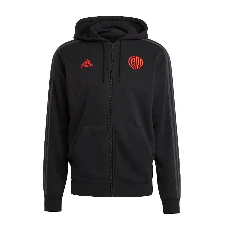 Imagen 0 de 4 de Buzo Con Capucha adidas River Plate-NEGRO/ROJO