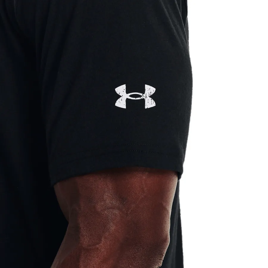 Imagen 3 de 4 de Remera Under Armour Pjt Brahma Bull Ss-NEGRO/BLANCO