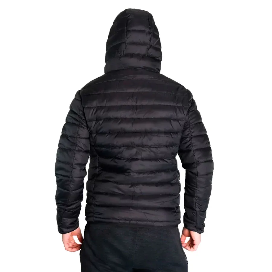 Imagen 3 de 5 de Campera Kappa Unisex Nylon Ultraliviana-NEGRO