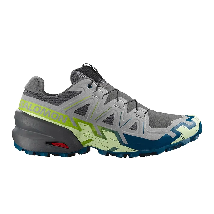 Imagen 0 de 6 de Zapatillas Salomon Speedcross 6-GRIS/AZUL/AMARILLO FLUOR
