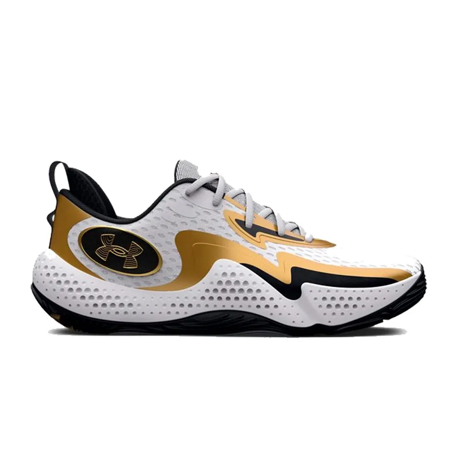 Imagen 0 de 5 de Zapatillas Under Armour Spawn 5-BLANCO/DORADO
