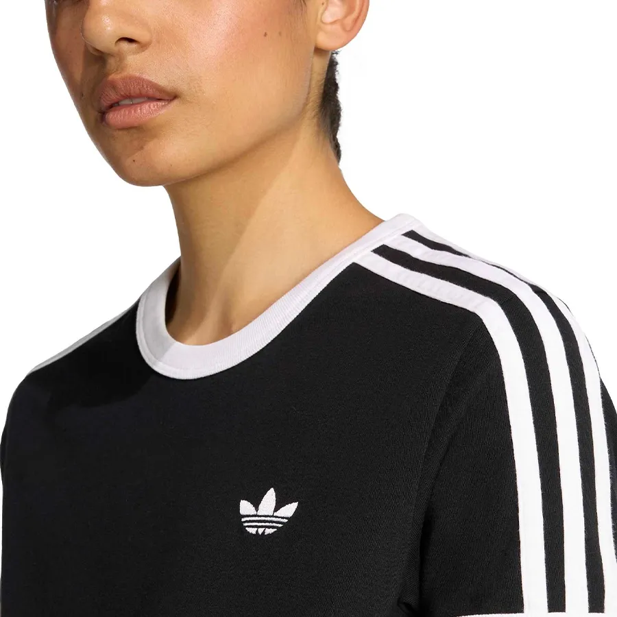 Imagen 4 de 6 de Remera adidas originals 3 Tiras-NEGRO