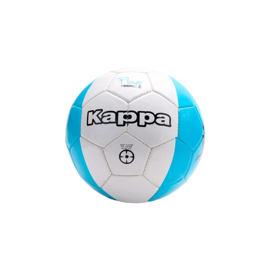 Imagen 1 de 3 de Pelota Kappa N2 Miniball Racing Club-BLANCO/CELESTE
